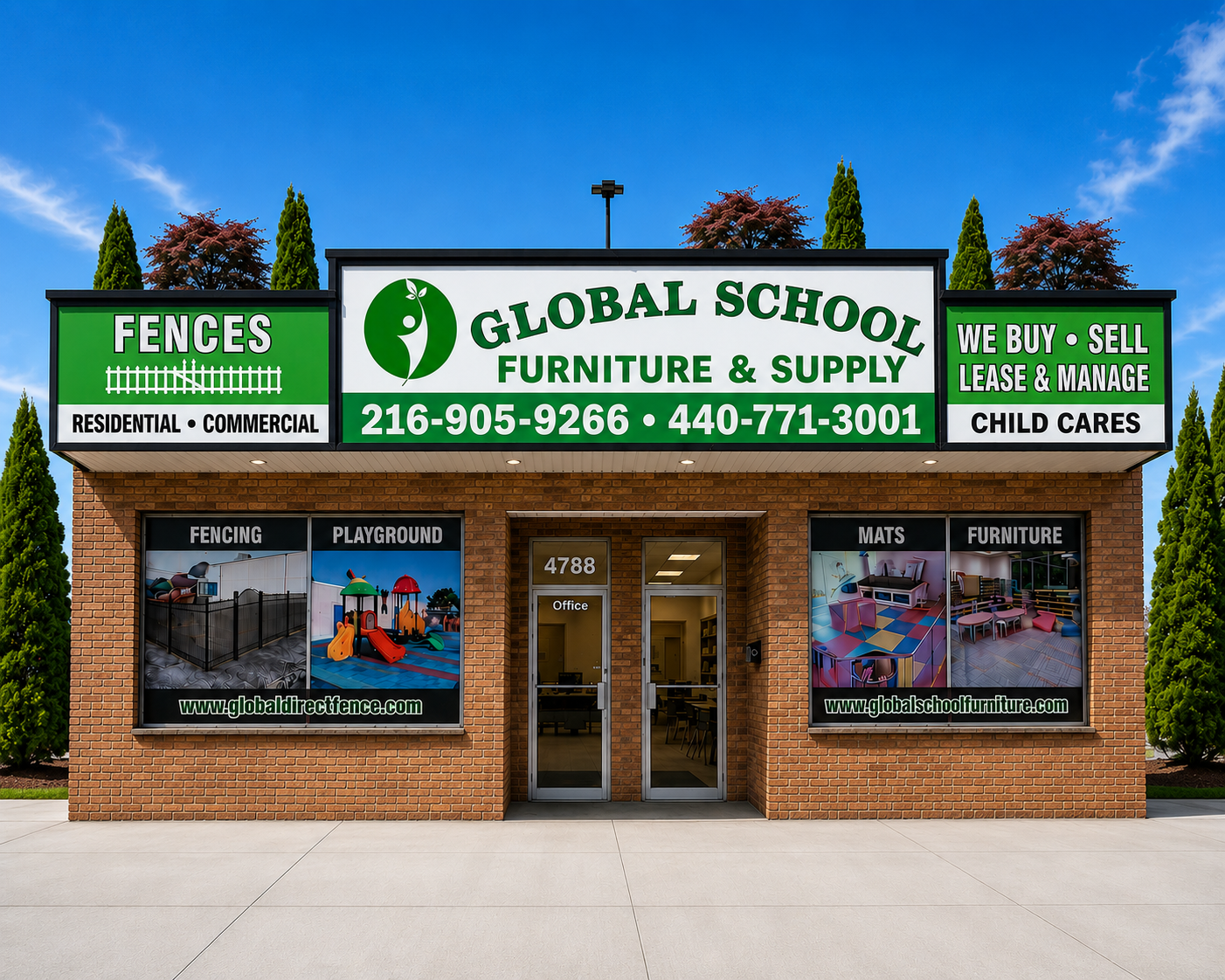 Fencing & Playground — Store Display